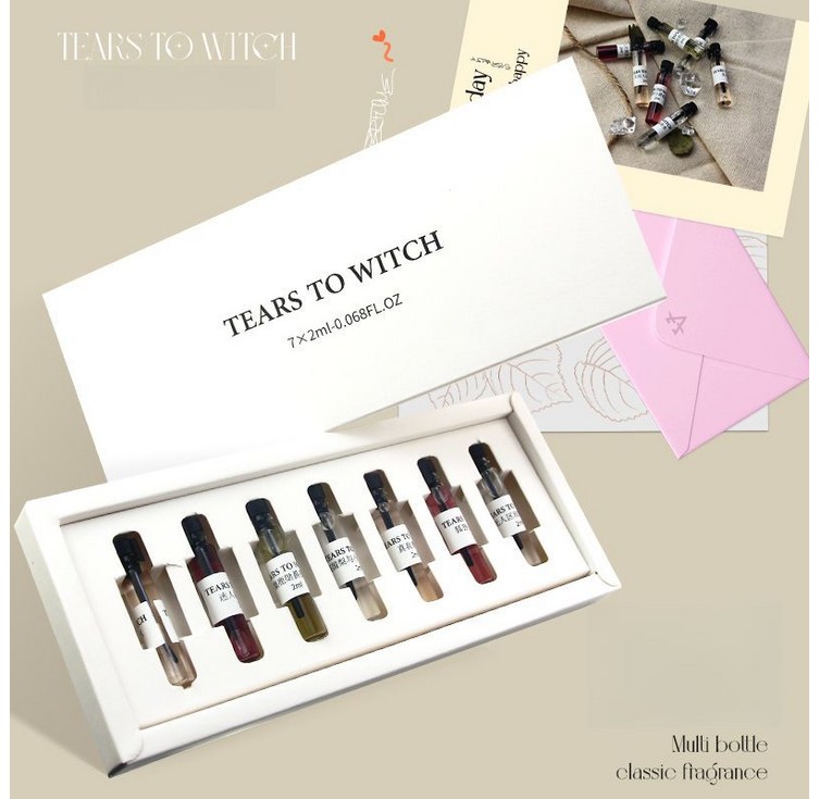 여성용 향수 샘플 세트 향 시험 선물 상자
