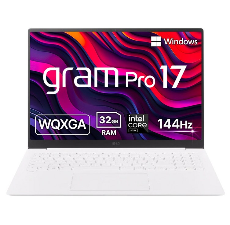 LG전자 그램 Pro 17 코어 울트라5 인텔 Arc, 에센스 화이트, 768GB, 32GB, WIN11 Home, 17ZD90SPGX59K