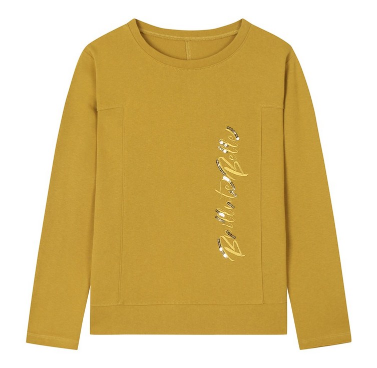 베스띠벨리  로고 스팽글 티셔츠 BJI2814