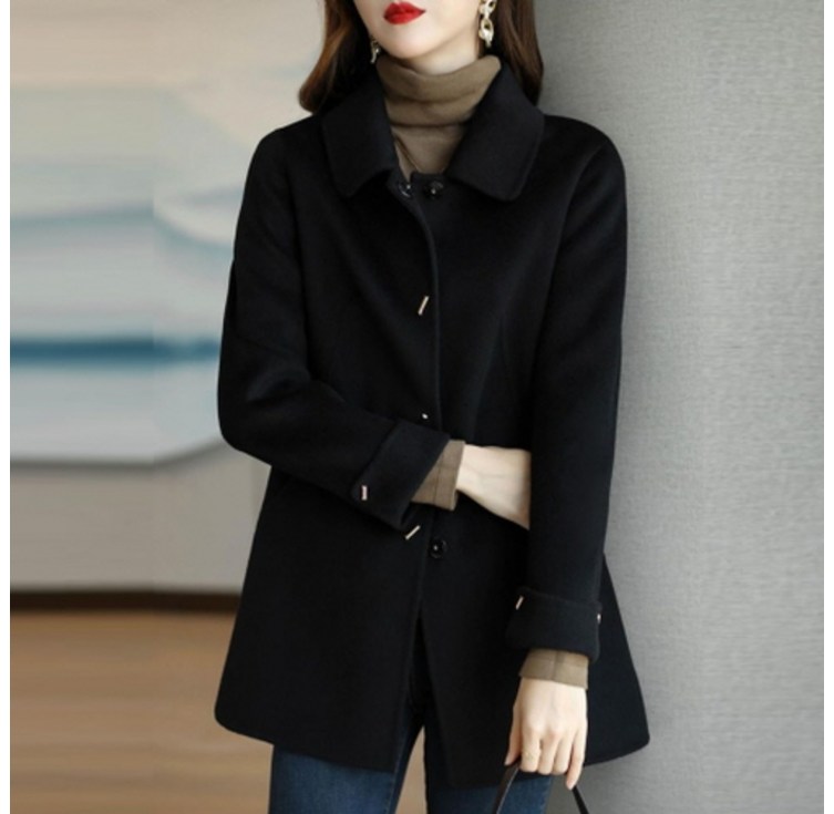 뉴욕멋쟁이 로마나 하프 여성 카라 코트자켓