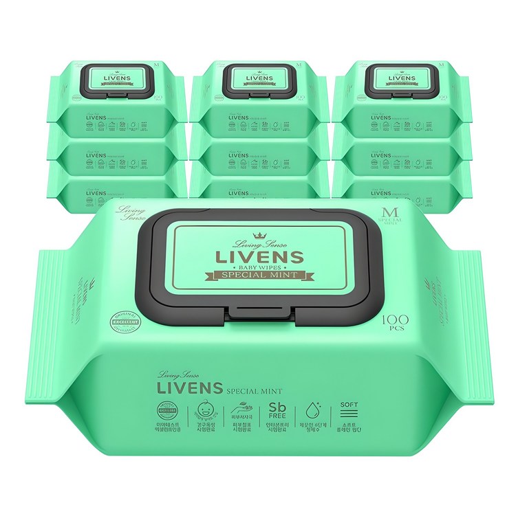 리벤스 스페셜 민트 물티슈 캡형