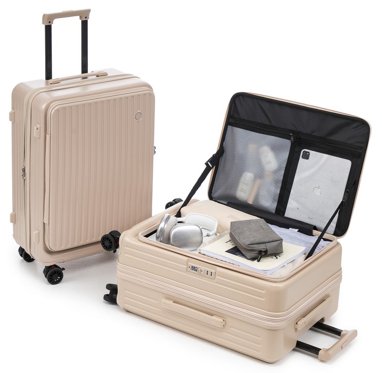 HEZO 전면 오픈 기내용 여행 캐리어 확장형 대용량 20인치 24인치 28인치