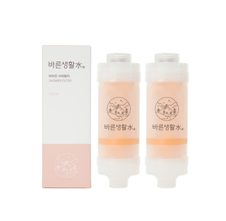 바른생활수 녹물 염소 제거 비타민 샤워필터
