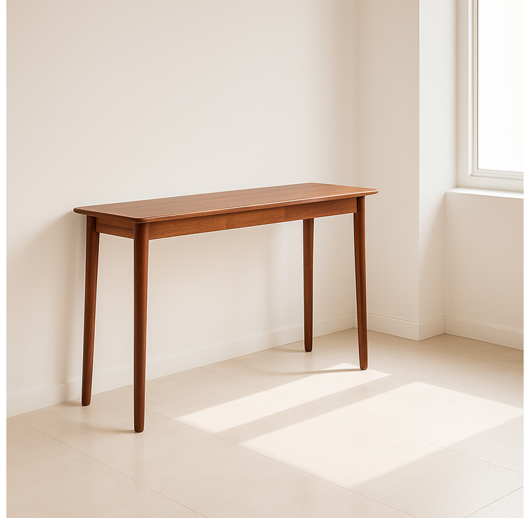 나인홈 베네 원목 콘솔 테이블 폭좁은 다용도 다이닝 식탁