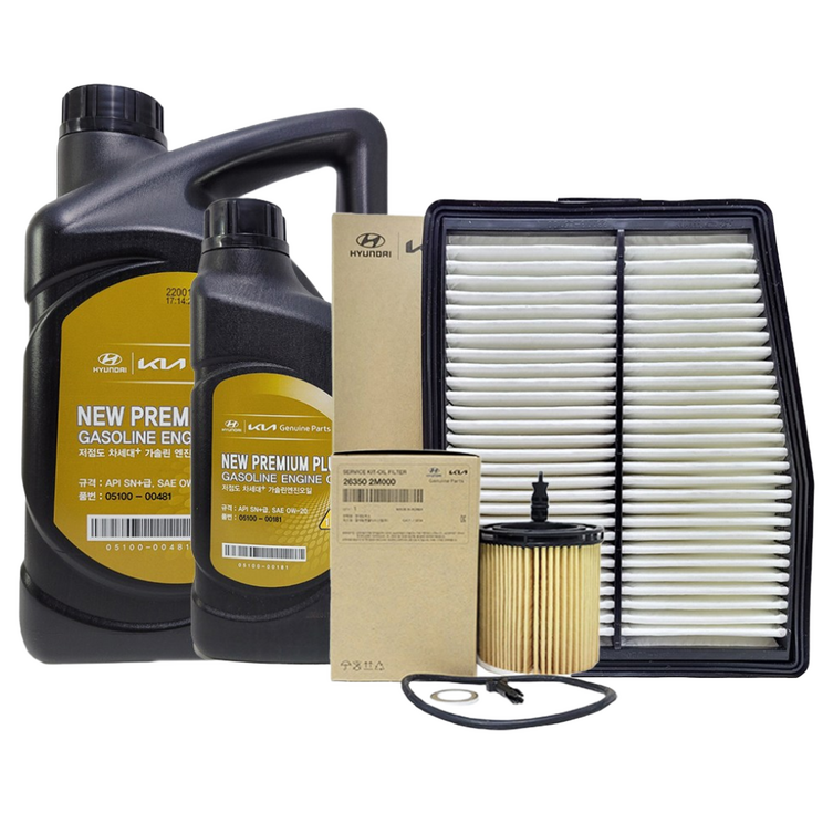 쏘렌토 MQ4 1.6 하이브리드 순정 엔진오일세트