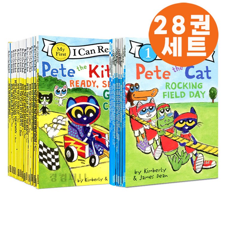 경컴퍼니 국내 아이캔리드 피트더캣 28권 세트  I can read  pete the cat 영어원서 음원제공