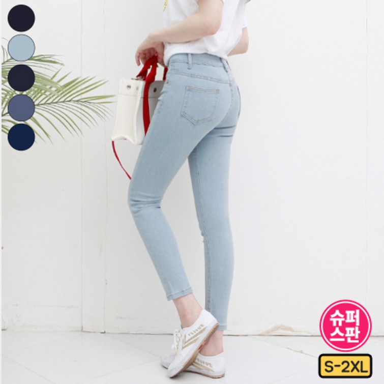 가비진 여성용 스판 데님 스키니 팬츠 가비진 여성용 스판 데님 스키니 팬츠
