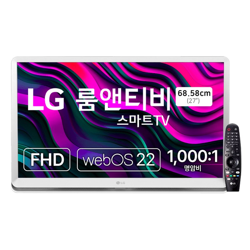 LG전자 FHD 룸앤TV, 68.6cm, 27TQ600SW 1