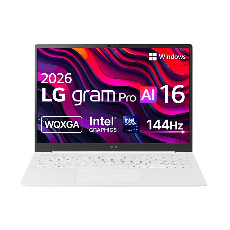 LG전자 2026 그램 Pro AI 16 코어Ultra5 방문설치, 에센스화이트, 16Z90U-GS5CK, 256GB, 16GB, WIN11 Home 1