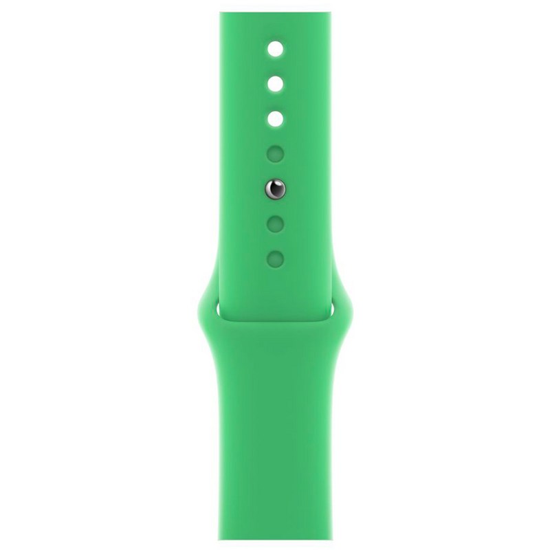 Apple 정품 애플워치 스포츠 밴드, 브라이트그린, 1개, 42/44/45/49mm, Regular 1