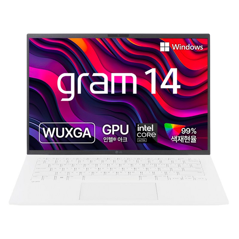 LG전자 2024 그램 14 코어Ultra5, 에센스화이트, 512GB, 16GB, WIN11 Home, 14Z90S-GA5HK 1
