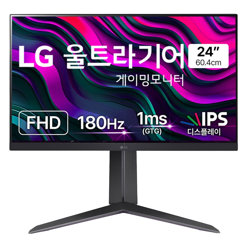 LG전자 FHD 울트라기어 게이밍 모니터 방문설치, 60.4cm, 24GS65F 1