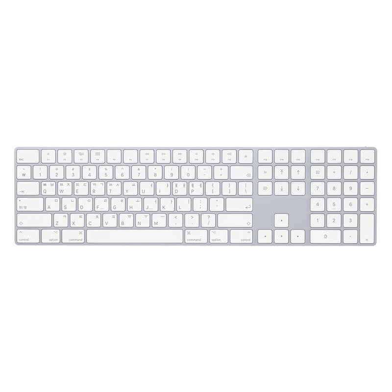 Apple Magic Keyboard with Numeric Keypad, 실버, 중국어(병음) 1