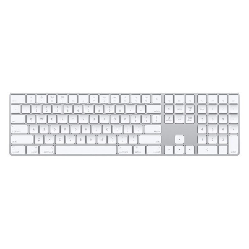 Apple Magic Keyboard with Numeric Keypad, 실버, 영어 1