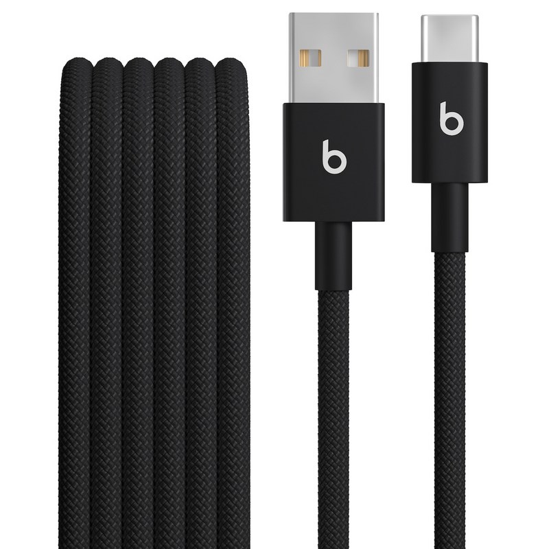 Apple C타입 to C타입 Beats 우븐 케이블, 볼트 블랙, 2개, 1.5m 1