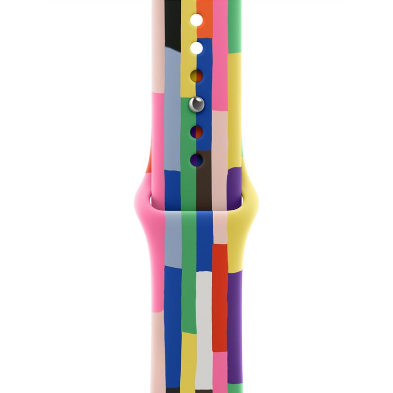 Apple 애플워치 스포츠 밴드 M / L, 프라이드 에디션(MFFQ4FE/A), 1개 1