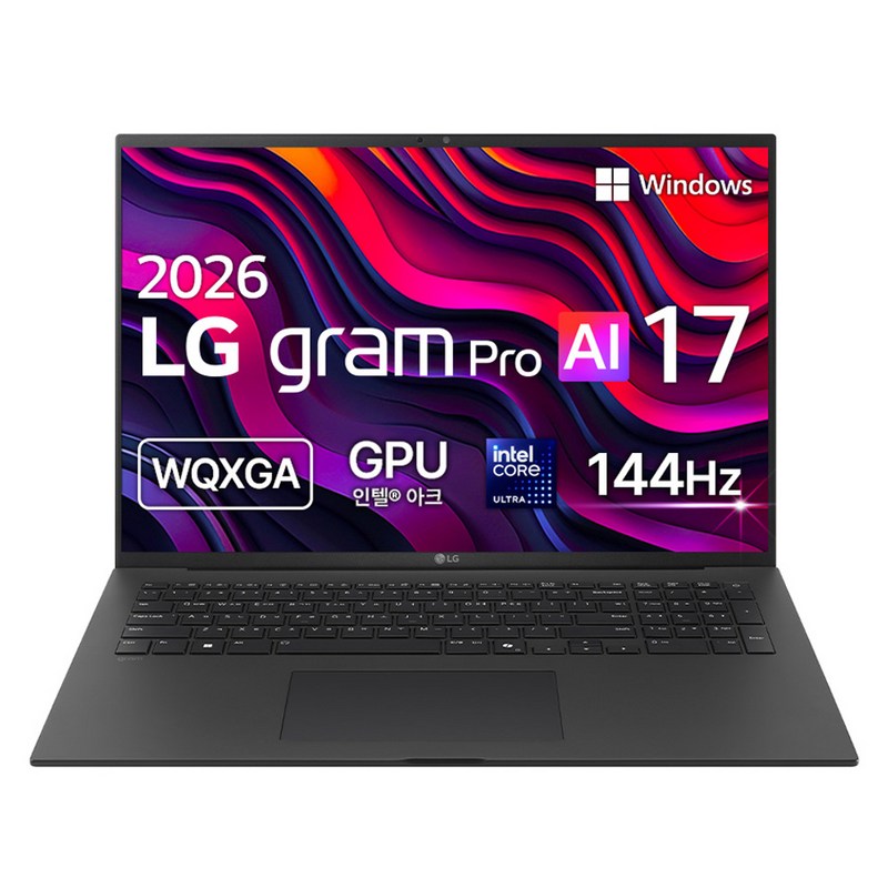 LG 그램 Pro AI 2026, Copilot+ PC 43.1cm 인텔® 코어™ Ultra 7 1