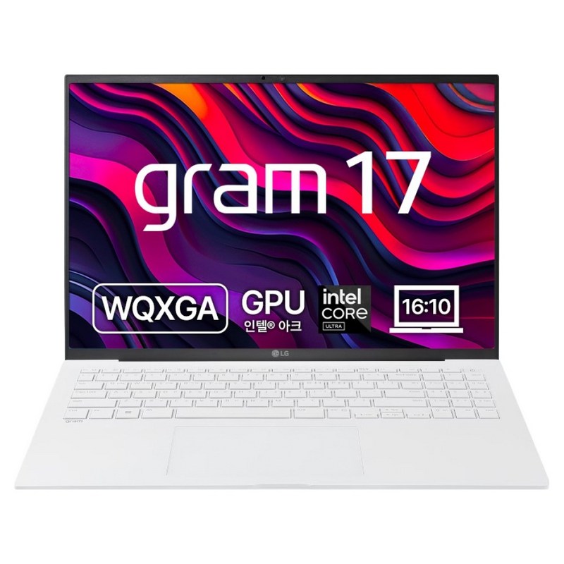 LG전자 2025 그램 AI 17 코어 Ultra5, 스노우 화이트, 17ZD90T-GX56K, 256GB, 16GB, Free DOS 1