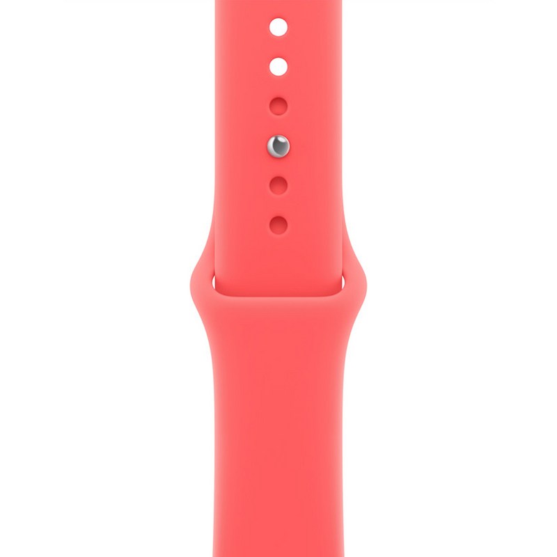 Apple 정품 2026 애플워치 스포츠 밴드, 42mm, M/L, 브라이트 구아바 1