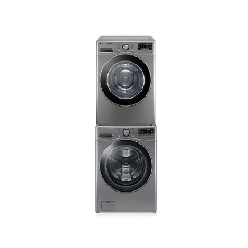 LG전자 트롬 오브제컬렉션 세탁기 + 건조기 세트 21kg + 18kg 방문설치, 스테리스 실버(세탁기), 스테인리스 실버(건조기), F21VDSKR8VL
