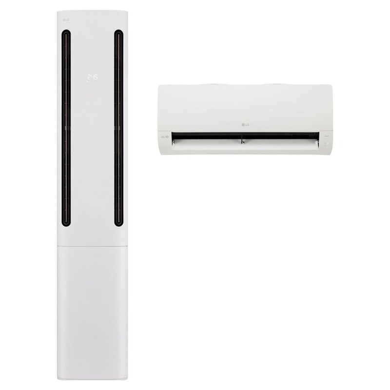 LG전자 인버터 65.9㎡(20평) + 18.7㎡(6평) 휘센 오브제컬렉션 쿨 에어컨 2in1 2시리즈 실내기 방문설치, FQ20FC2EA2M, 매립배관형