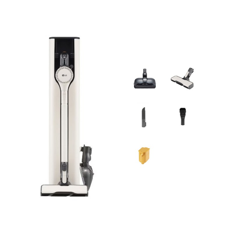LG전자 코드제로 오브제 컬렉션 A9S 스틱형 무선 청소기 + 올인원타워 세트 AU9872WD, 카밍베이지 1