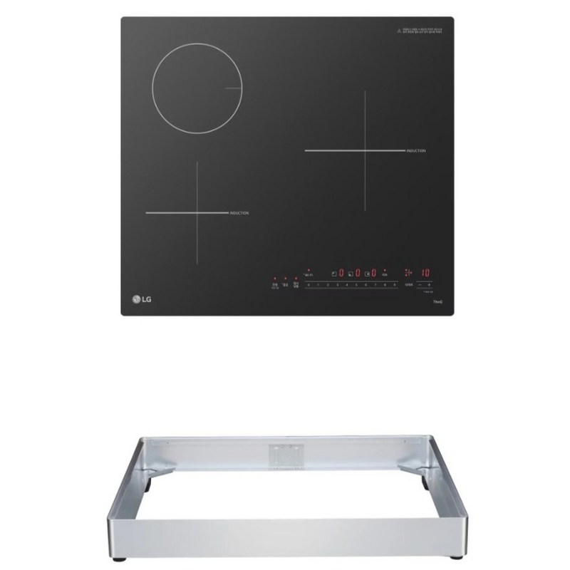 LG전자 디오스 오브제컬렉션 인덕션 3구 + 케이스 8.5cm 세트 방문설치, BEY3SRBLEC, 프리스탠딩 1
