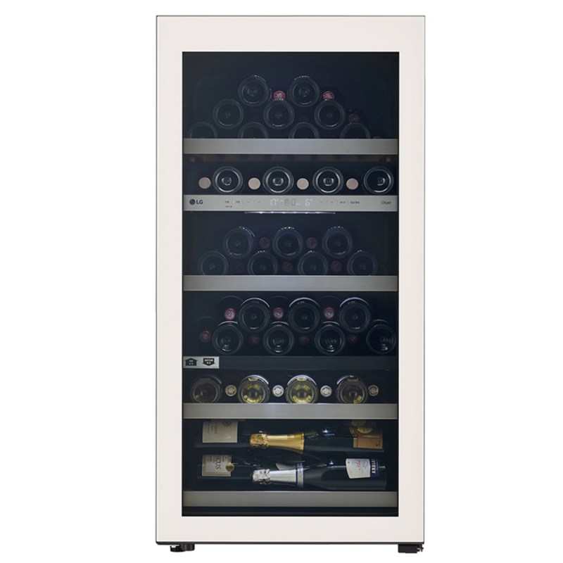 LG전자 디오스 와인셀러 방문설치 77병, 오브제컬렉션베이지, W0772GB 2