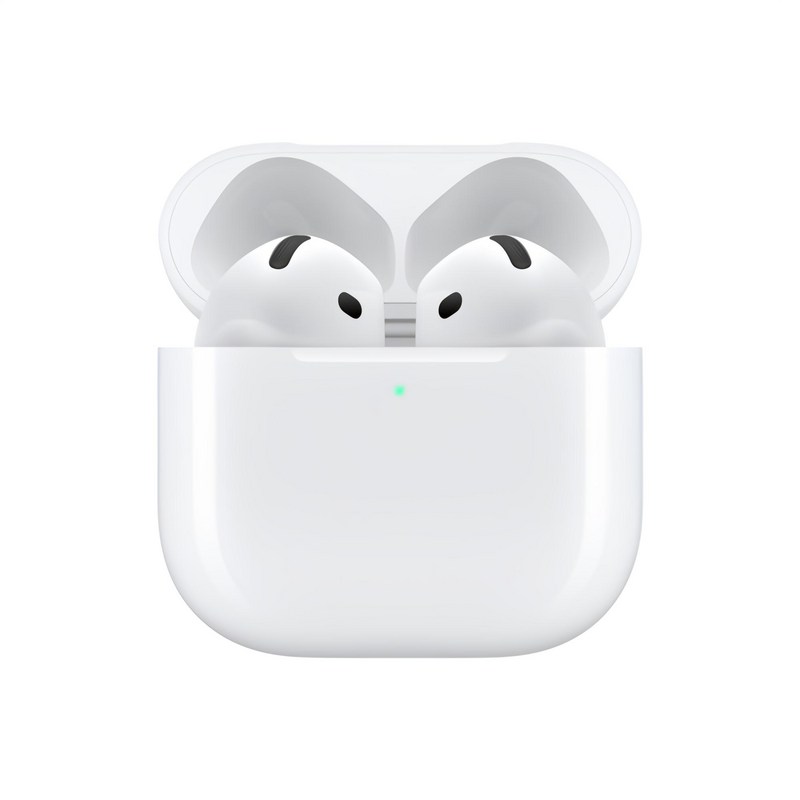 Apple 2024 에어팟 4 블루투스 이어폰 유선충전, MXP63KH/A, 화이트 1