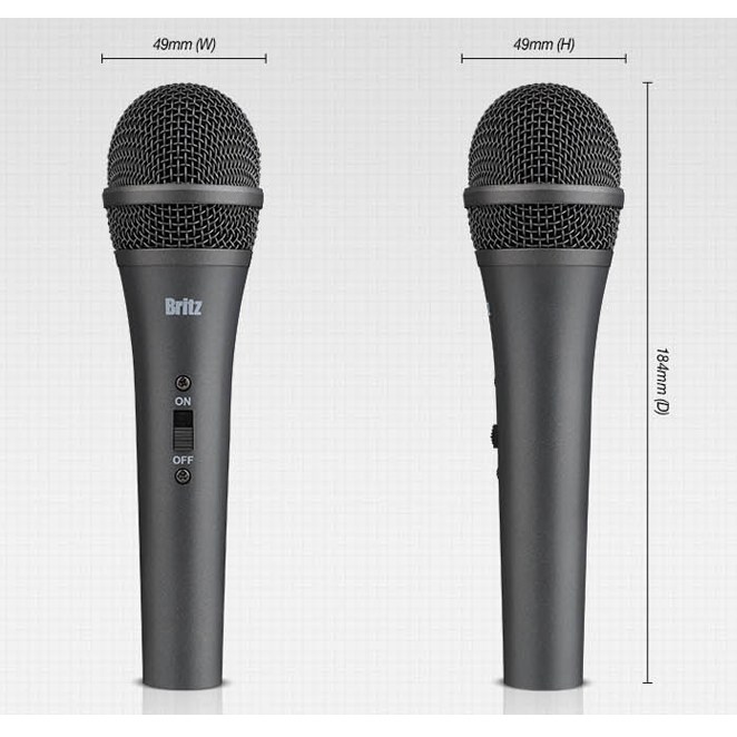 브리츠 다이나믹 유선 마이크 MC-1500B2K - thumb image