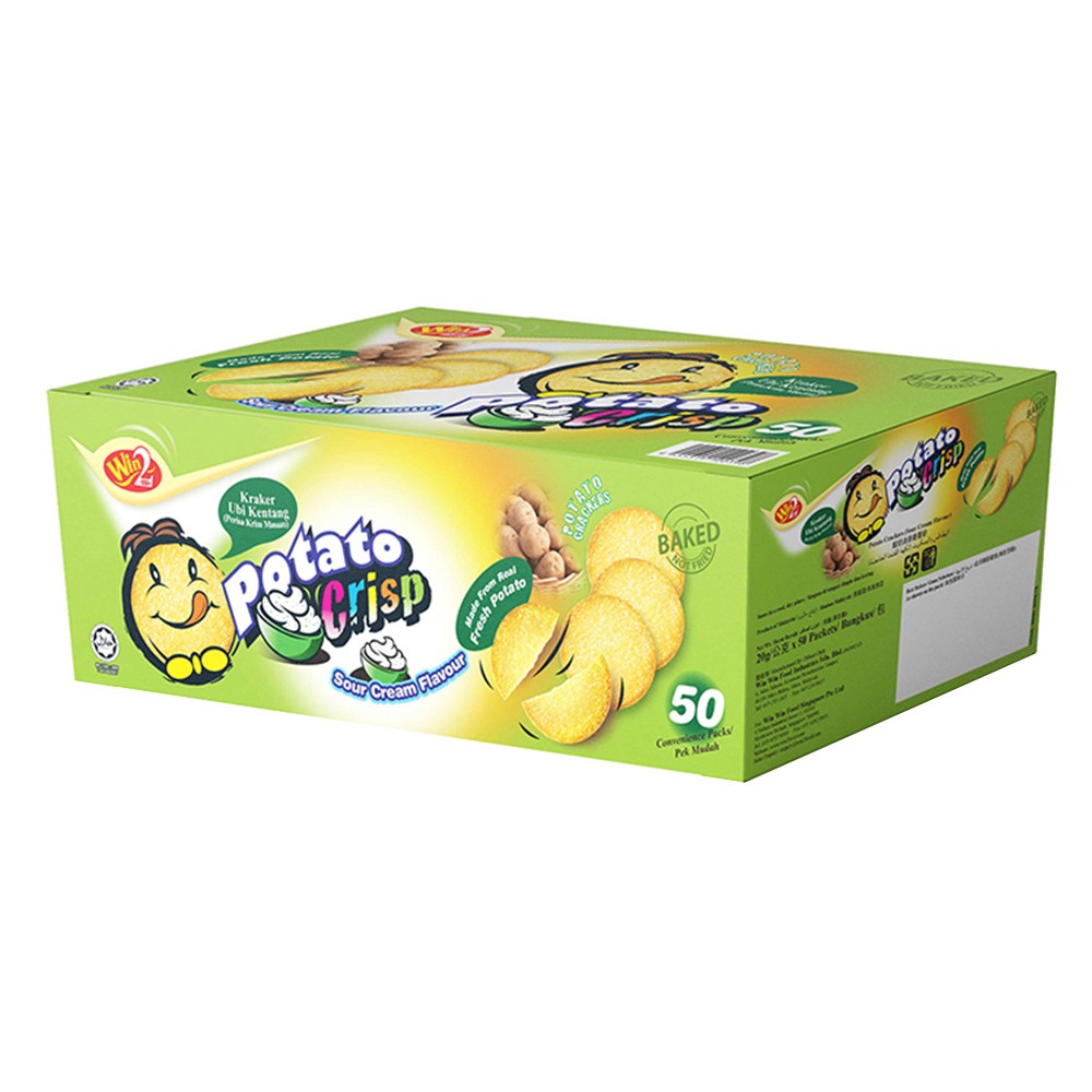 포테이토 크리스프 스낵 사워크림맛 50개입, 1kg, 2개 - thumb image