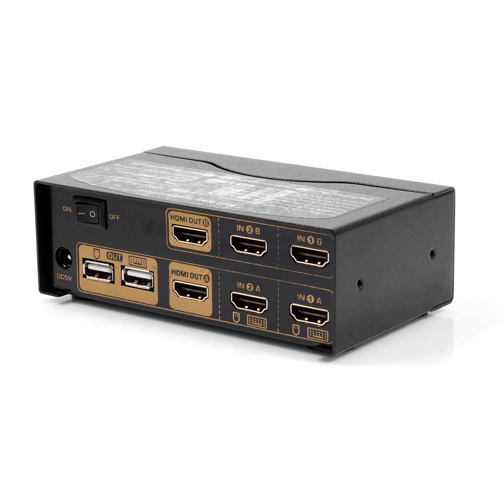 넥스트 2:1 듀얼모니터 KVM Switch, NEXT-7402KVM-DUAL - thumb image