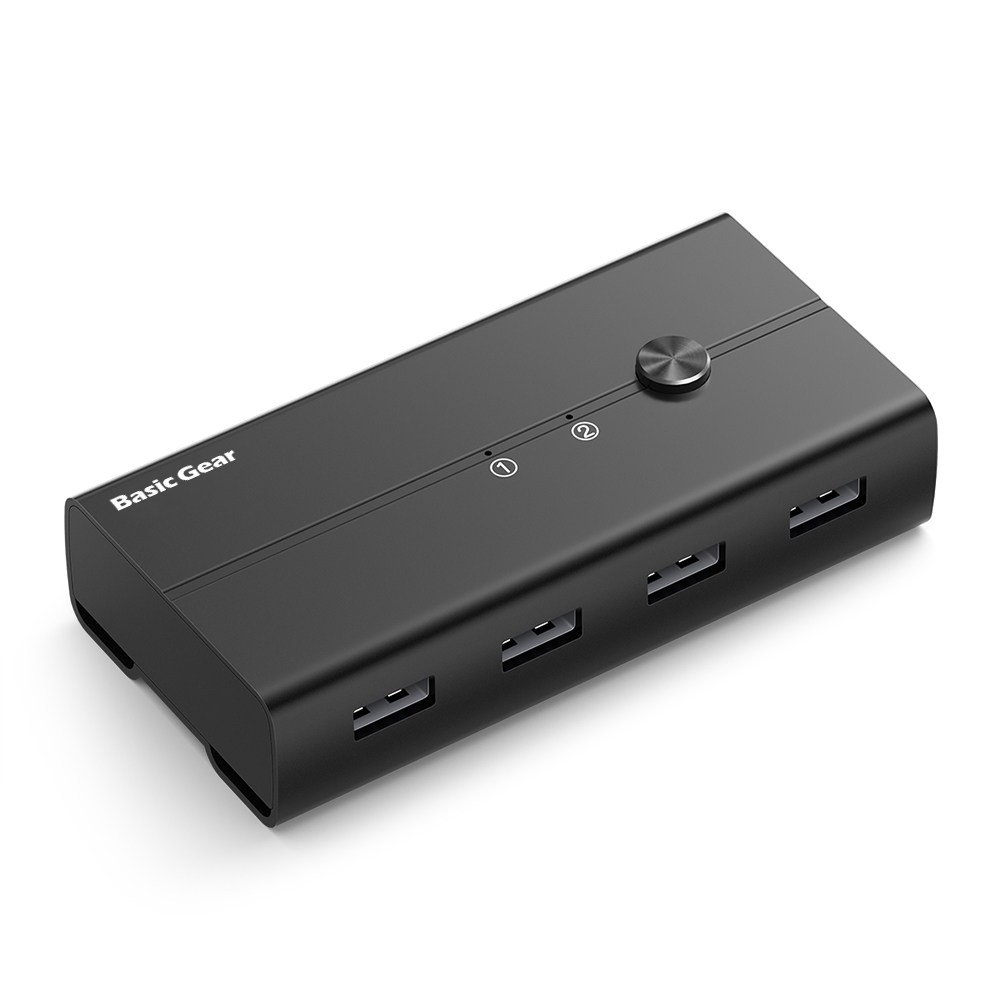 베이직기어 USB 4포트 KVM 스위치 - thumb image