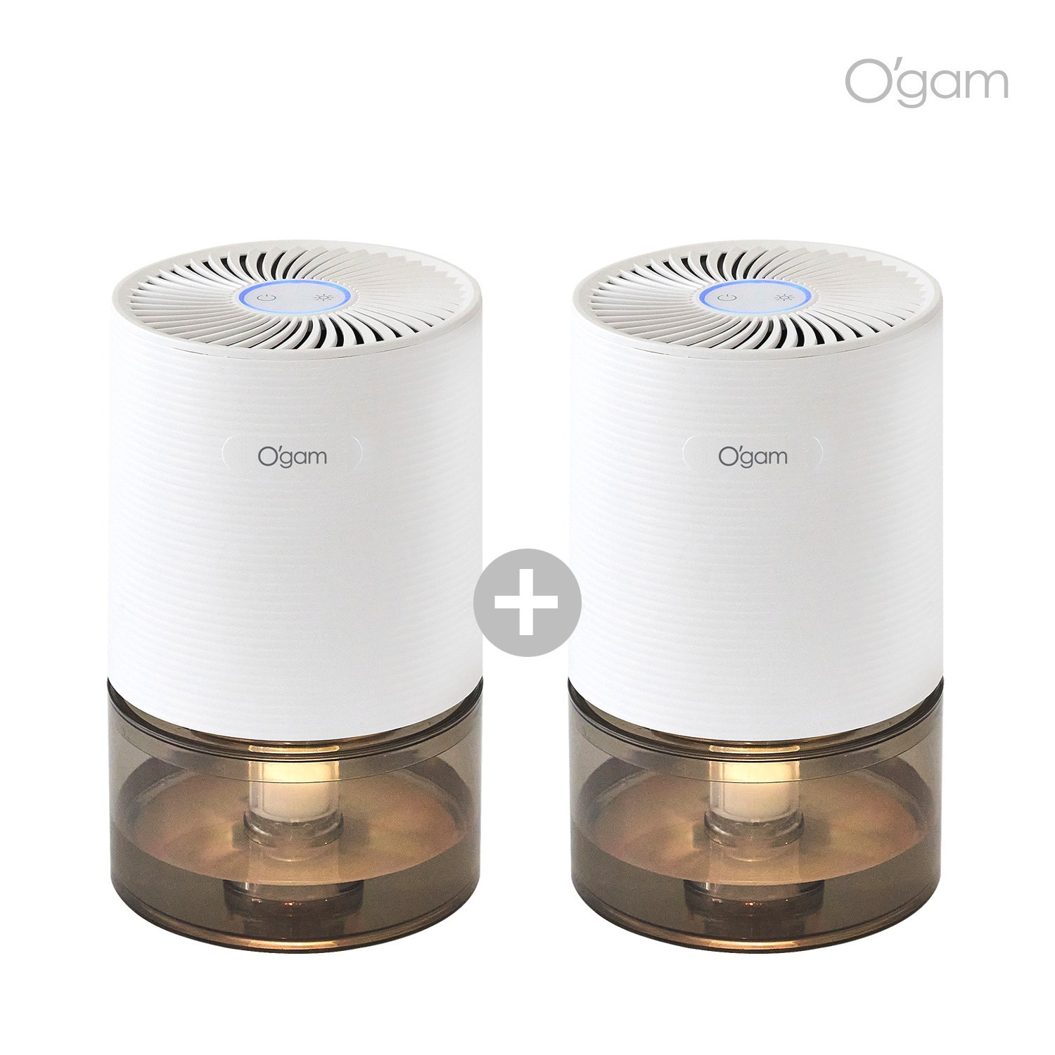 [1+1] 에버홈 미니제습기 소형 습기제거 화장실 원룸 욕실 옷장 옷방 곰팡이제거 제습 빨래냄새제거, 오감미니제습기 EV-DH3500 1+1 총2개 - [