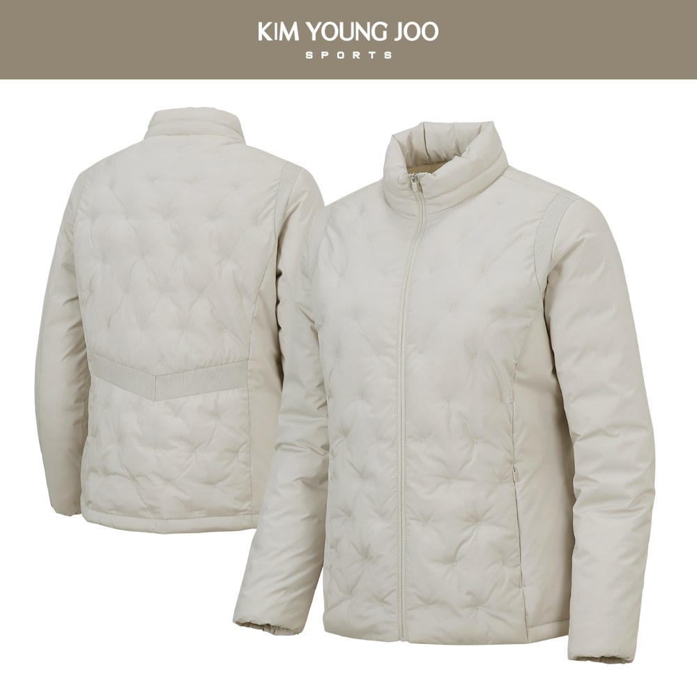 [가을겨울용]김영주스포츠 여성 웰론 경량 패딩 점퍼 WJ200 - thumb image