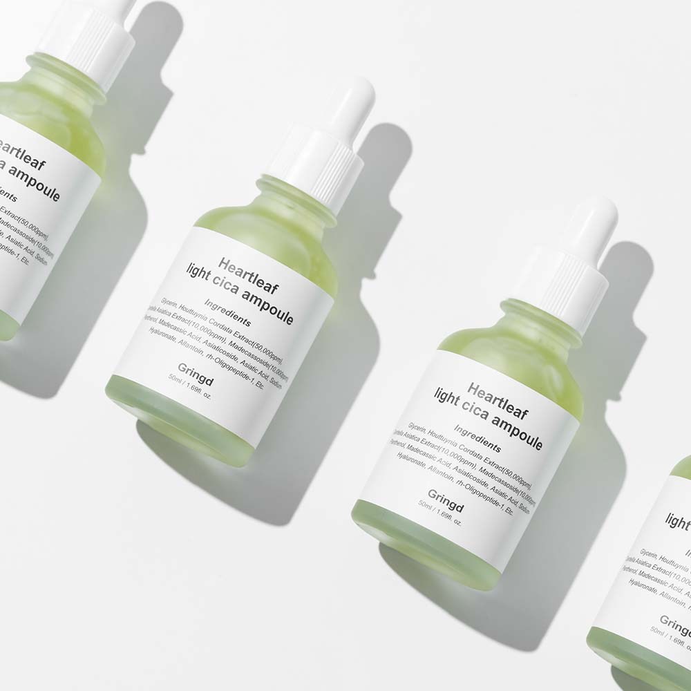 그링드 어성초 시카 EGF 앰플 히알루론산 화이트닝 미백 주름 세럼 에센스, 1개, 50ml - thumb image
