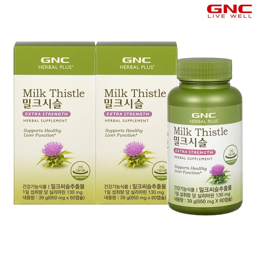 GNC 밀크씨슬 (60캡슐), 36g, 2개 - G
