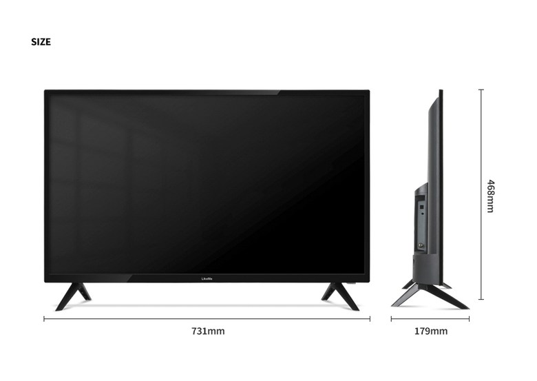 라익미 LED 스마트 TV DS3201L 32인치 VA패널 넷플릭스 유튜브 에너지소비효율 1등급 프리미엄 8년 A/S 보장택배배송